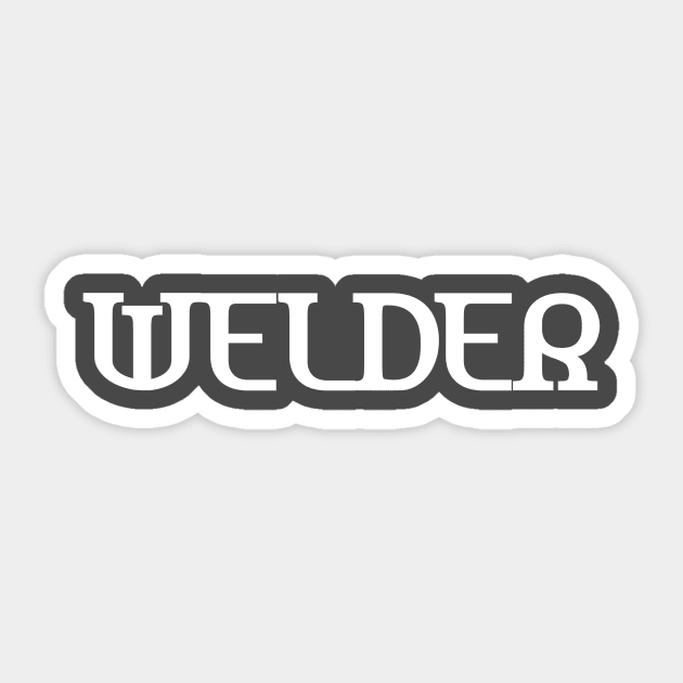 Welder Sticker by Menu.D